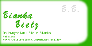 bianka bielz business card